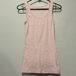 Old Navy Perfect Tank Top Speckled Pink Size M